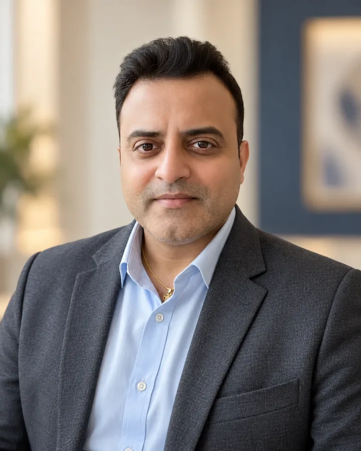 Dr. Aashish Pandit, professional portrait